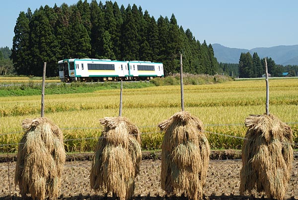 長沢駅-南新庄駅間