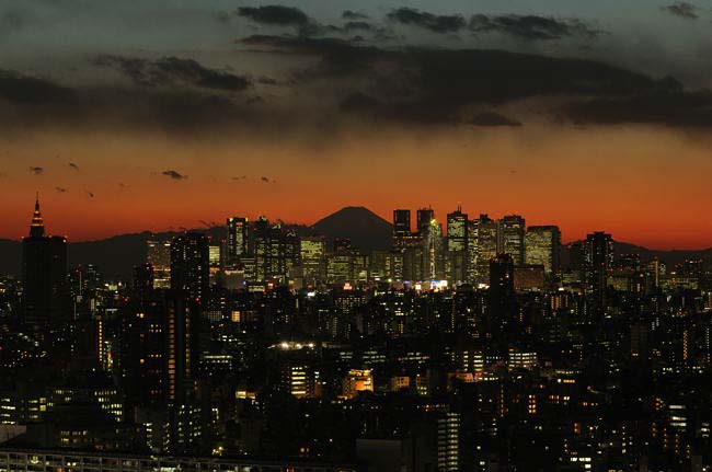 夕日