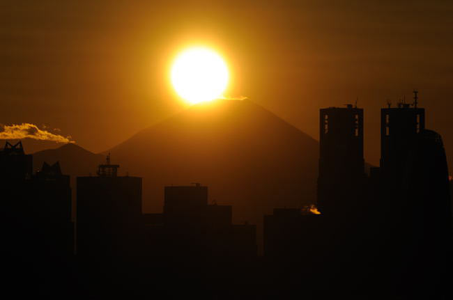夕日