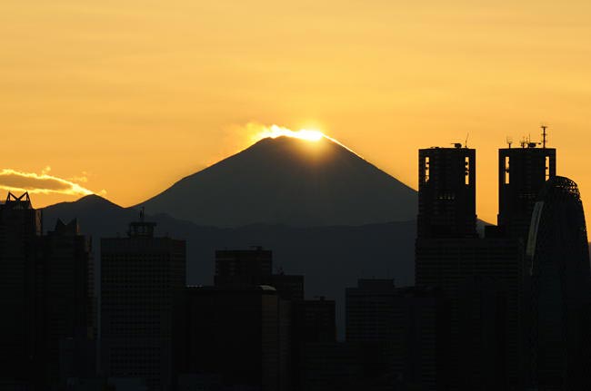 夕日