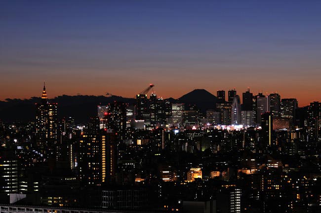 夕日