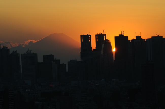 夕日