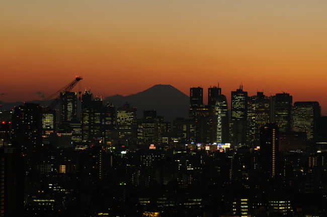 夕日