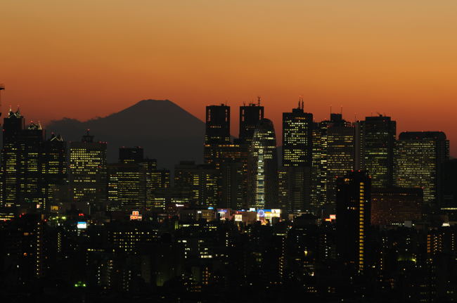 夕日