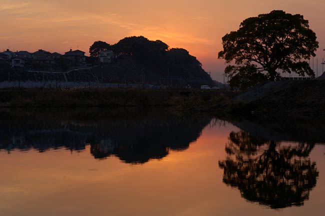 夕暮れ