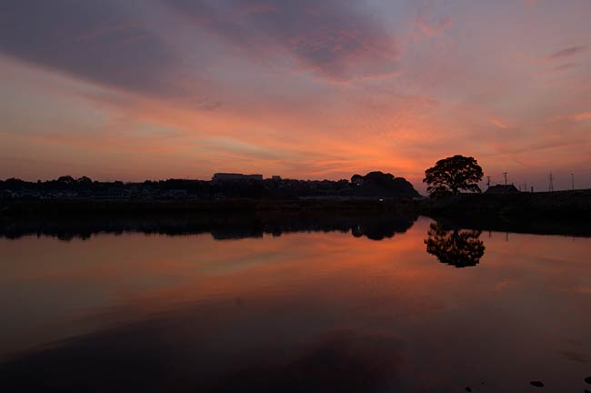 夕暮れ