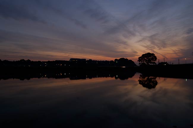 夕暮れ