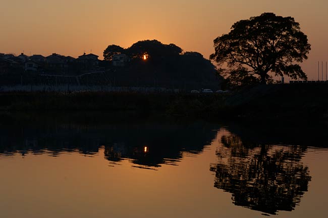夕暮れ