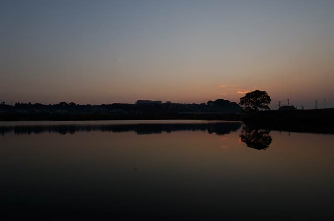 夕暮れ